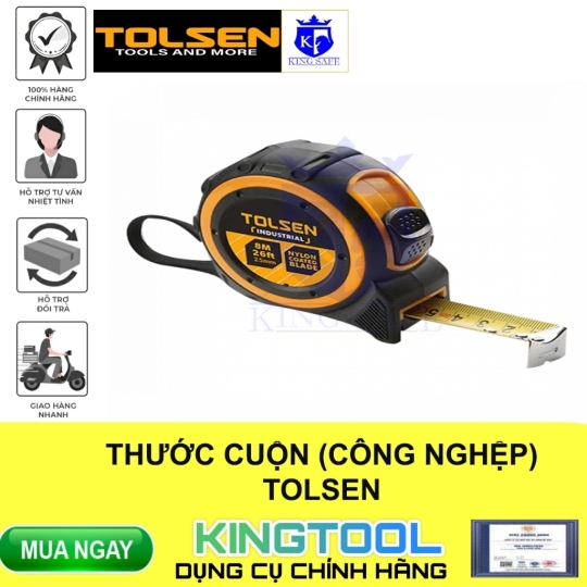 THƯỚC CUỘN (CÔNG NGHỆP) TOLSEN - HÀNG CHÍNH HÃNG