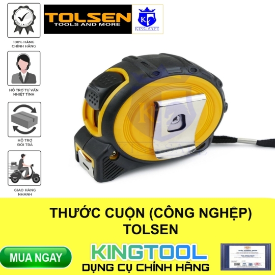 THƯỚC CUỘN (CÔNG NGHỆP) TOLSEN - HÀNG CHÍNH HÃNG
