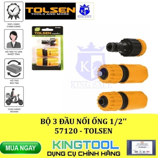 KHỚP NỐI, ĐẦU NỐI ỐNG CÁC LOẠI CHIỀU TOLSEN - HÀNG CHÍNH HÃNG