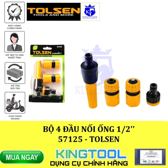 KHỚP NỐI, ĐẦU NỐI ỐNG CÁC LOẠI CHIỀU TOLSEN - HÀNG CHÍNH HÃNG