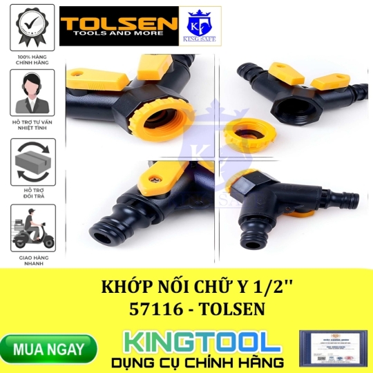 KHỚP NỐI, ĐẦU NỐI ỐNG CÁC LOẠI CHIỀU TOLSEN - HÀNG CHÍNH HÃNG